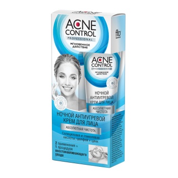 FITOKOSMETIK ACNE CONTROL ANTYBAKTERYJNY KREM DO TWARZY NA NOC 45 ml